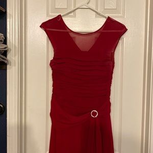 Sangria red dress